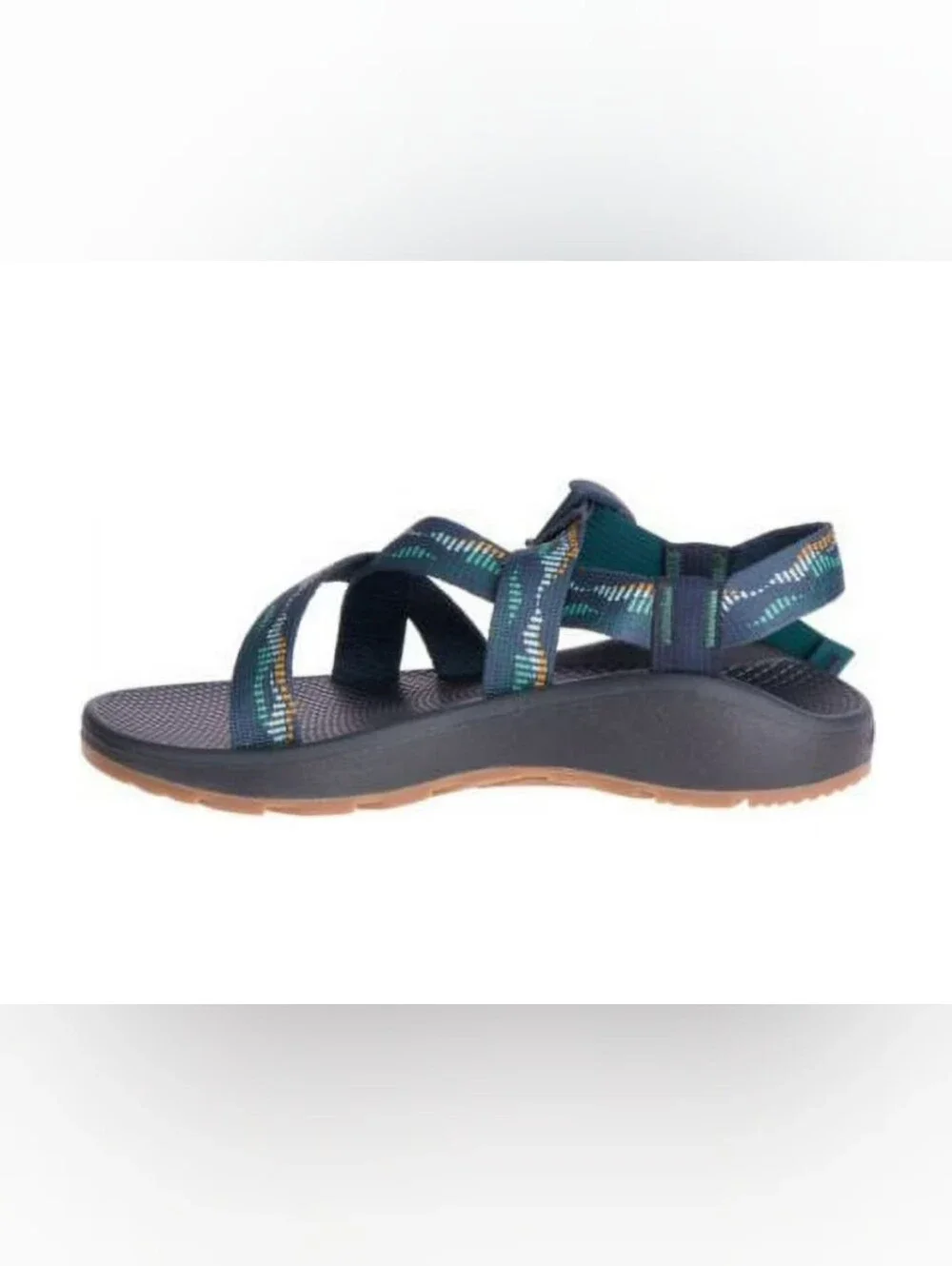 Chaco Mens Z/Cloud Cushioned Activewear Scrap Navy Comfort Sandals 7 *Read